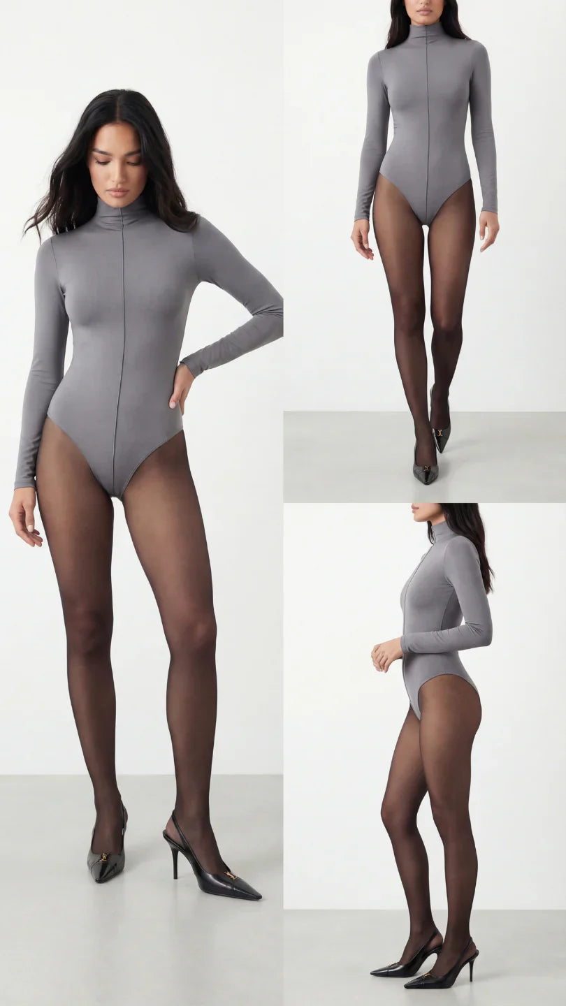 İlkbaharda Uzun Kollu Bodysuit Kombin Fikirleri