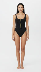 UMA SLEEVELESS BLACK BODYSUIT
