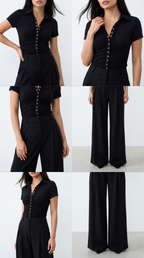 NOVA ÇITÇIT KAPAMALI BLUZ