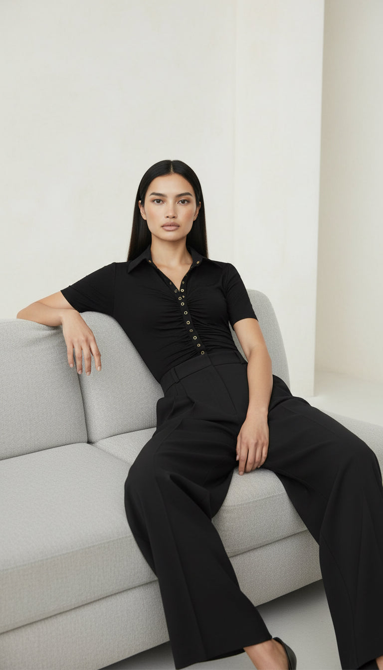 NOVA ÇITÇIT KAPAMALI BLUZ