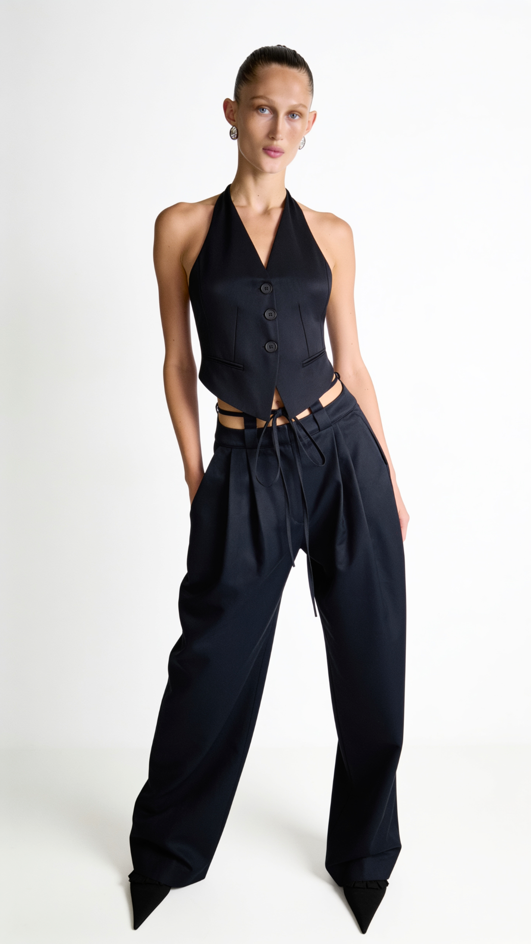 HADDY NAVY BLUE VEST