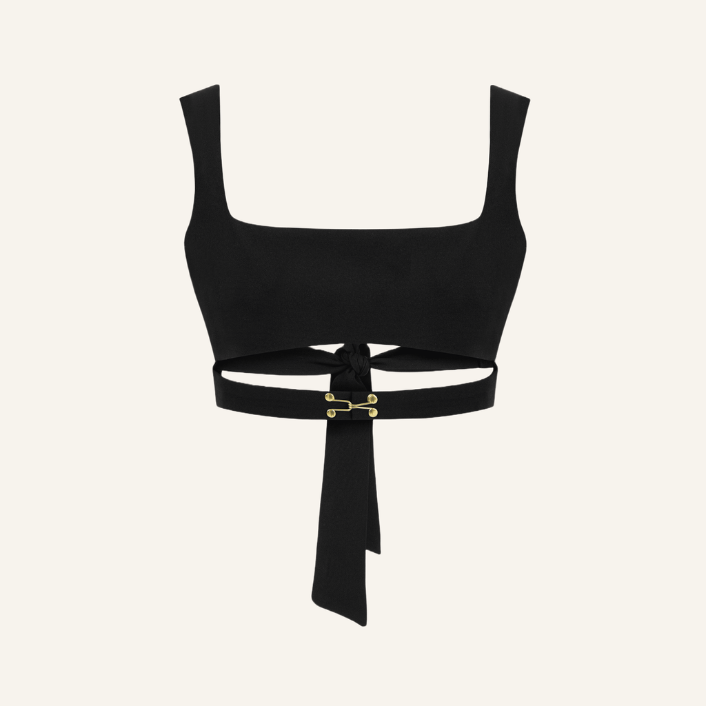 GEM BLACK BRALETTE