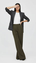 LOVIS YÜN HAKİ PALAZZO PANTOLON