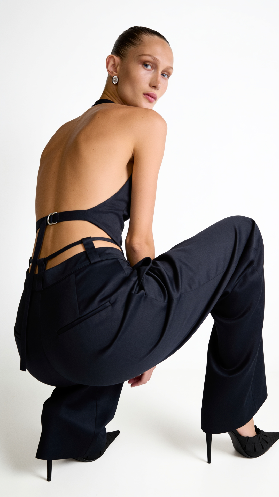 HADDY NAVY BLUE VEST