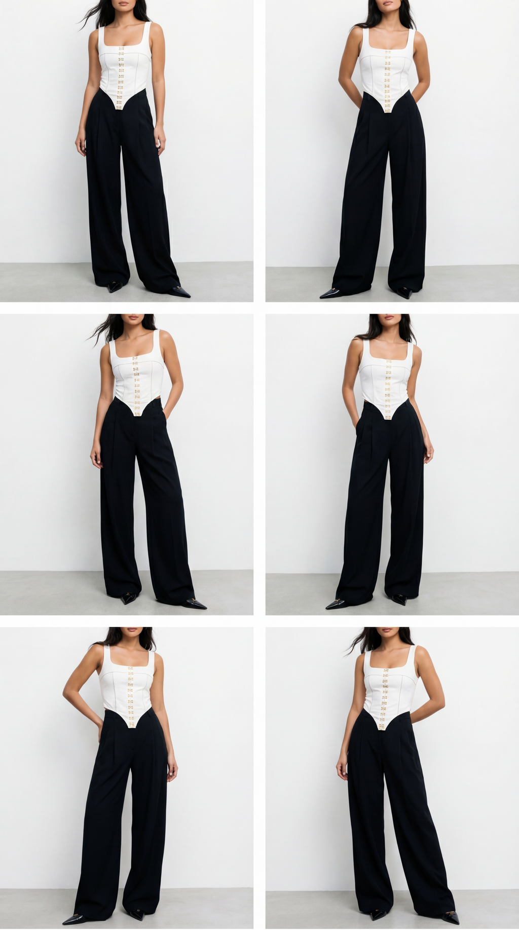 NAOMI WHITE AGRAFT CORSET