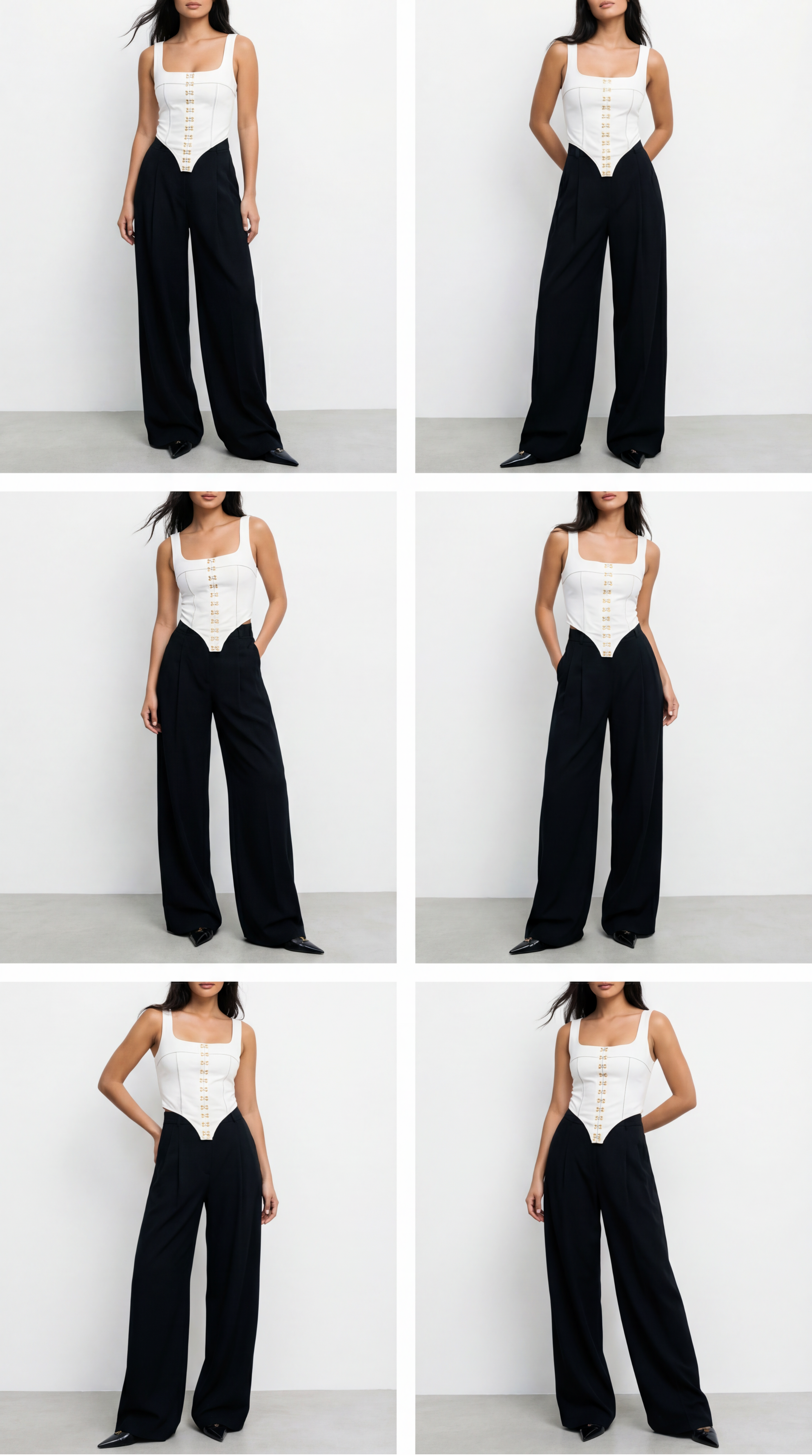 NAOMI WHITE AGRAFT CORSET