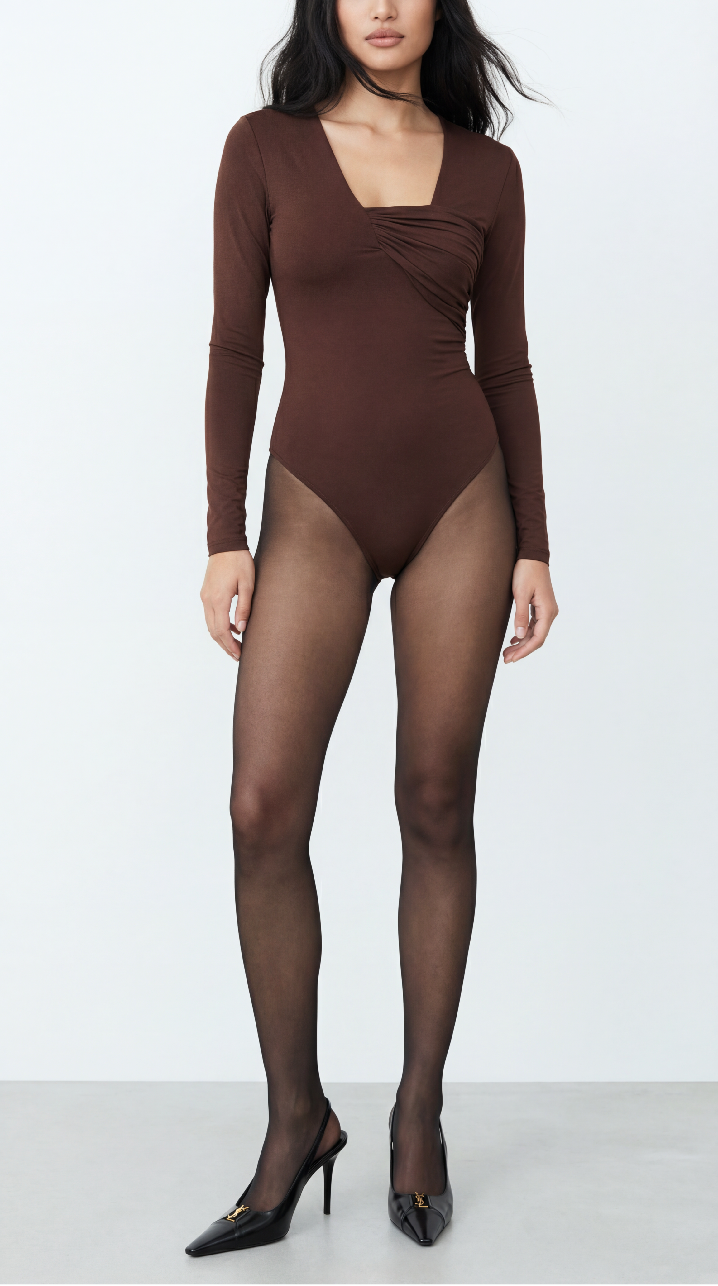 PRIYA KAHVERENGİ BODYSUIT