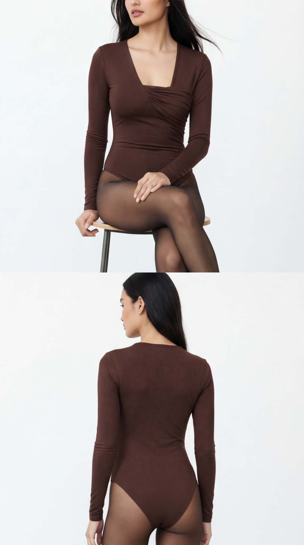 PRIYA KAHVERENGİ BODYSUIT