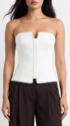 GRACE EKRU STRAPLEZ KORSE