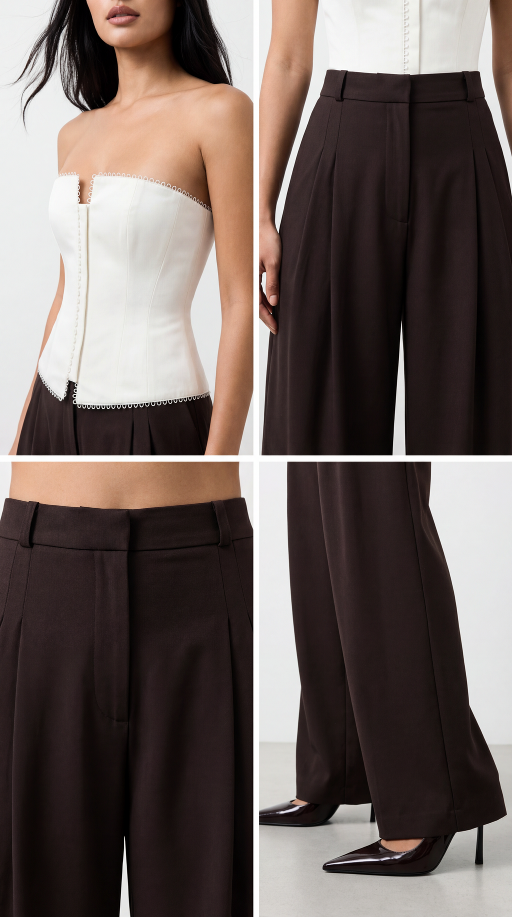 GRACE EKRU STRAPLEZ KORSE