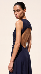 CEDRA ASİMETRİK UZUN ELBİSE