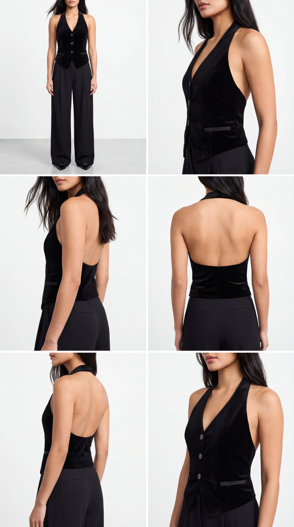 HADDY KADİFE SİYAH YELEK