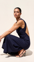 CEDRA ASİMETRİK UZUN ELBİSE