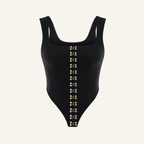 NAOMI SİYAH AGRAFLI KORSE