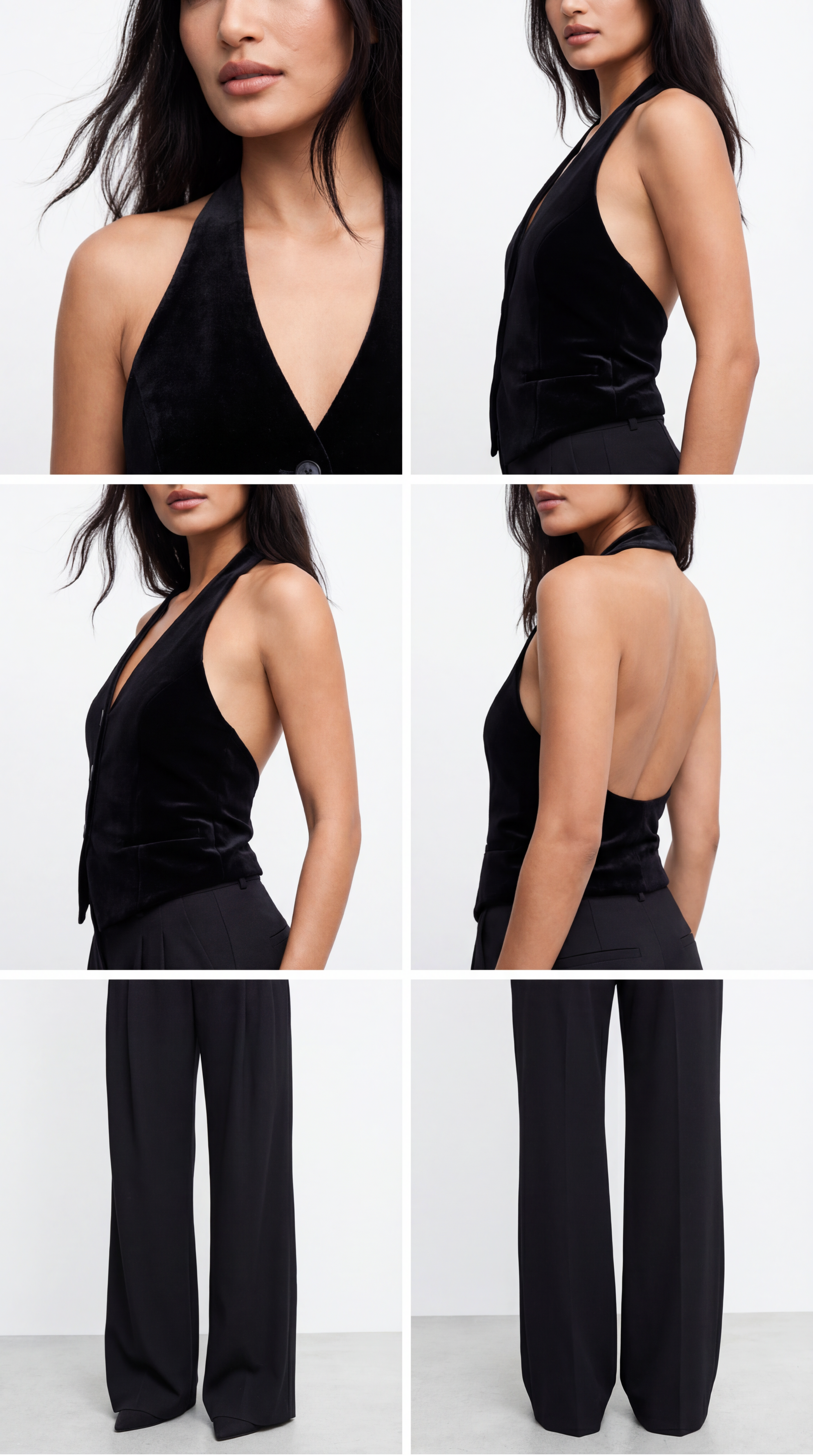 HADDY KADİFE SİYAH YELEK