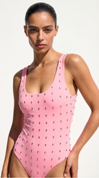 LEX METAL DETAYLI PEMBE BODYSUIT