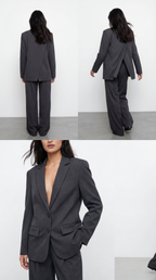 GARTER GRAY BLAZER JACKET