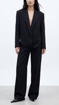 BONE KRUVAZE DETAYLI BLAZER CEKET