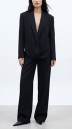 BONE KRUVAZE DETAYLI BLAZER CEKET