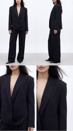 BONE KRUVAZE DETAYLI BLAZER CEKET