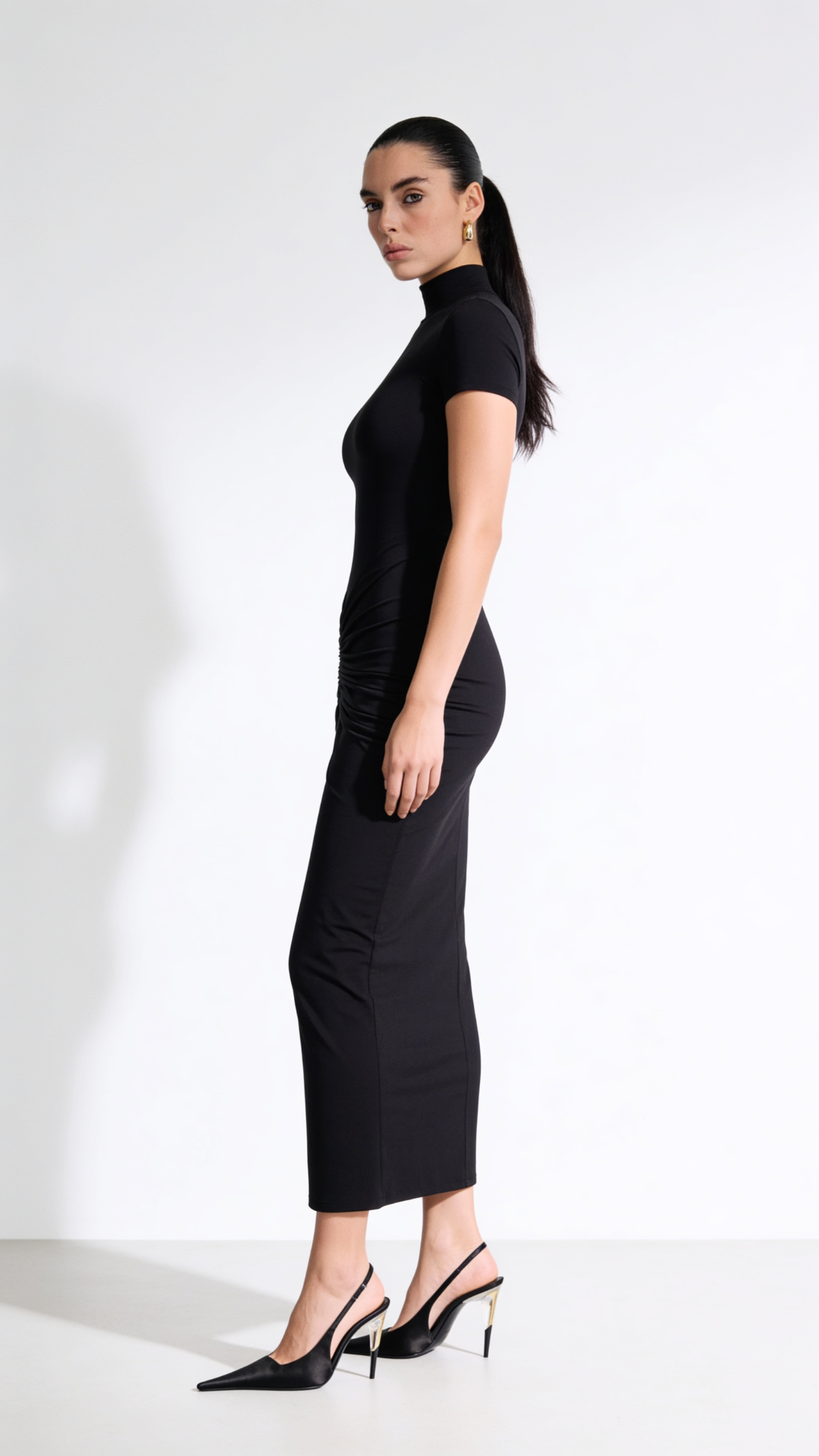 Romy Black Long Dress 
