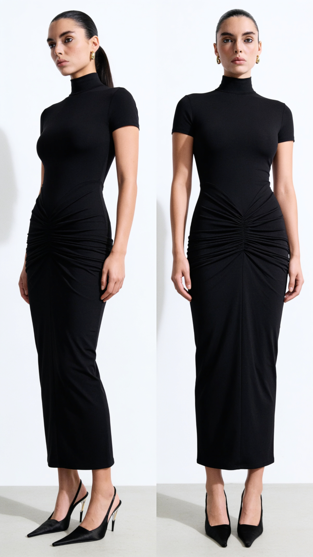 Romy Black Long Dress 