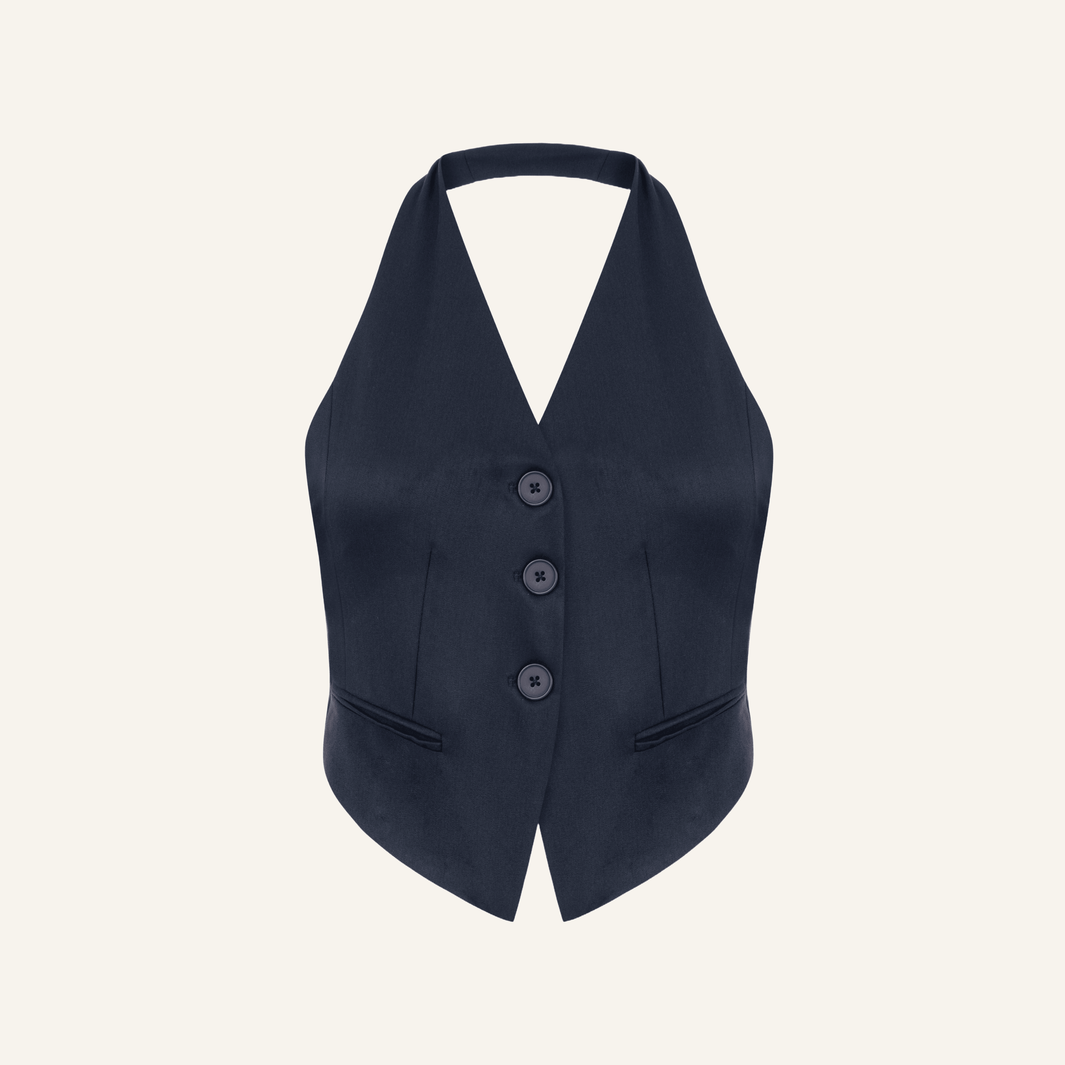 HADDY NAVY BLUE VEST
