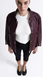 MARLOW BORDO KUZU DERİSİ CEKET