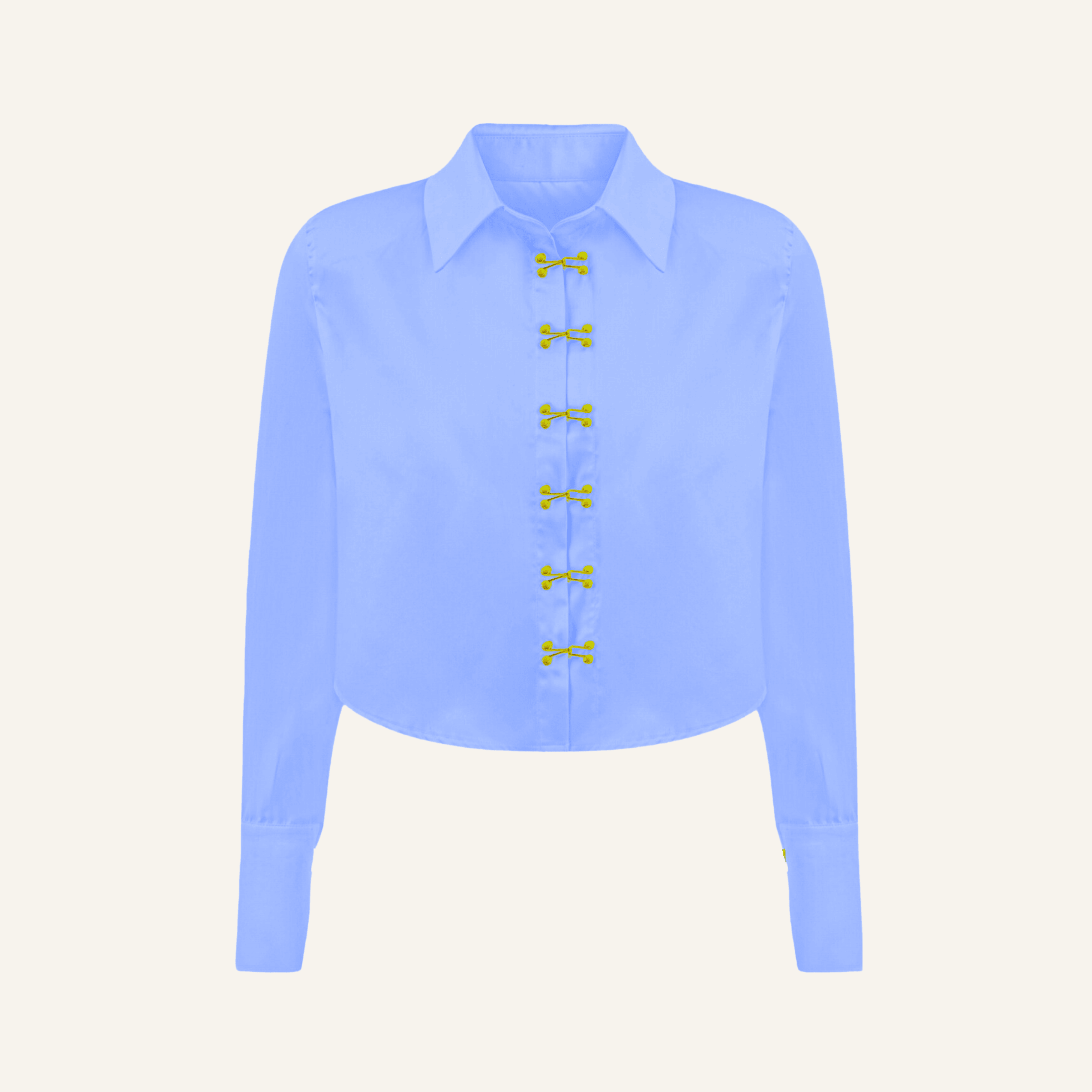 DREW BLUE SHIRT WITH AGRAF DETAILED
