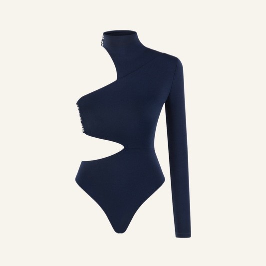 AMBRA DARK BLUE BODYSUIT