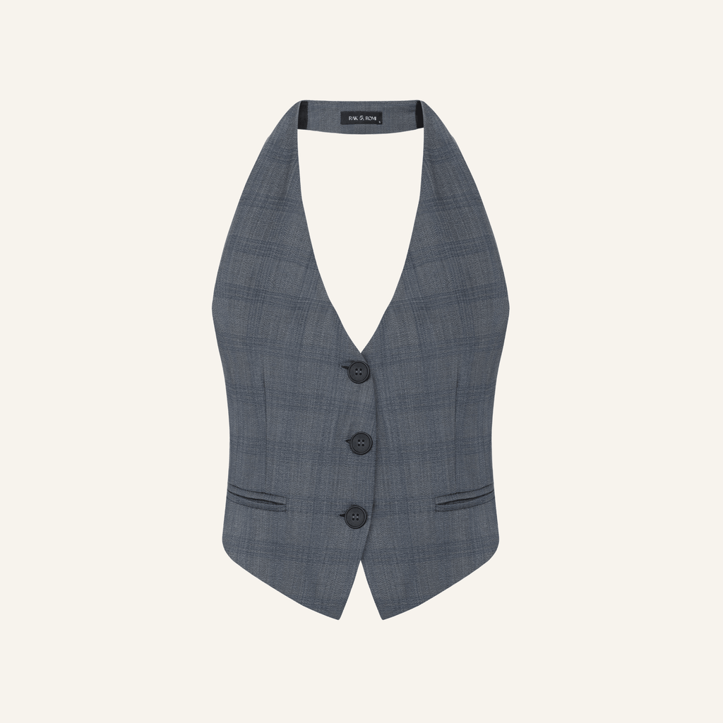 HADDY SILK WOOL VEST
