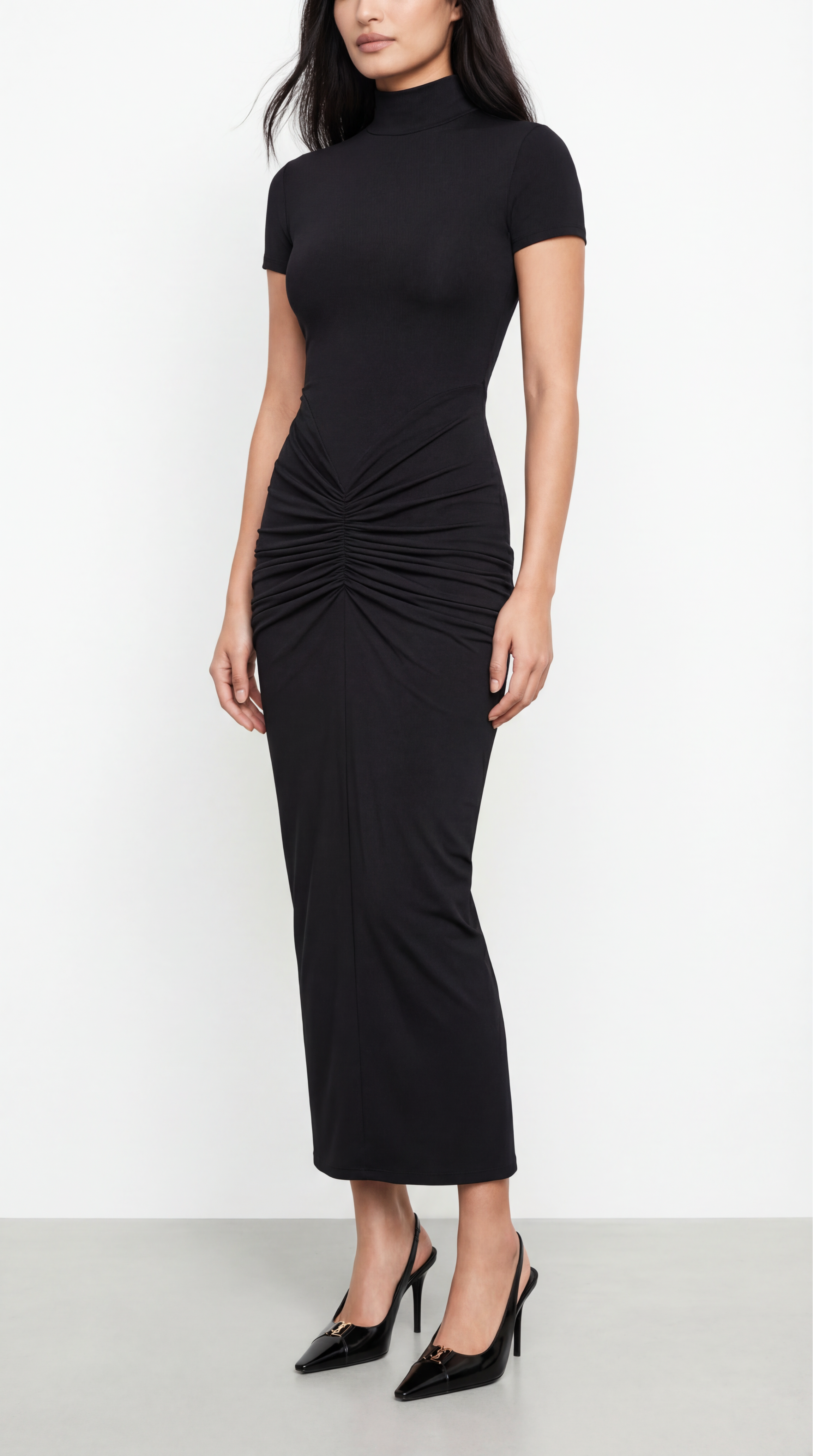 ROMY SİYAH UZUN ELBİSE