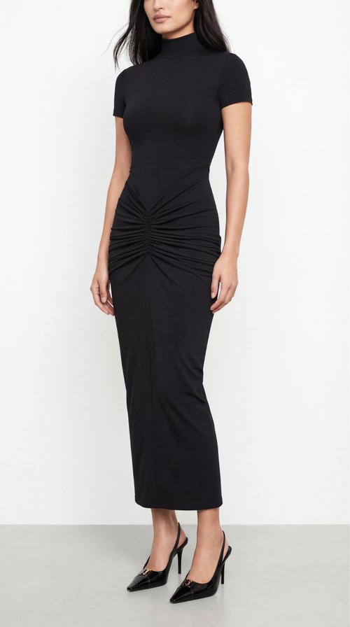 ROMY SİYAH UZUN ELBİSE