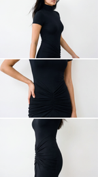 ROMY SİYAH UZUN ELBİSE