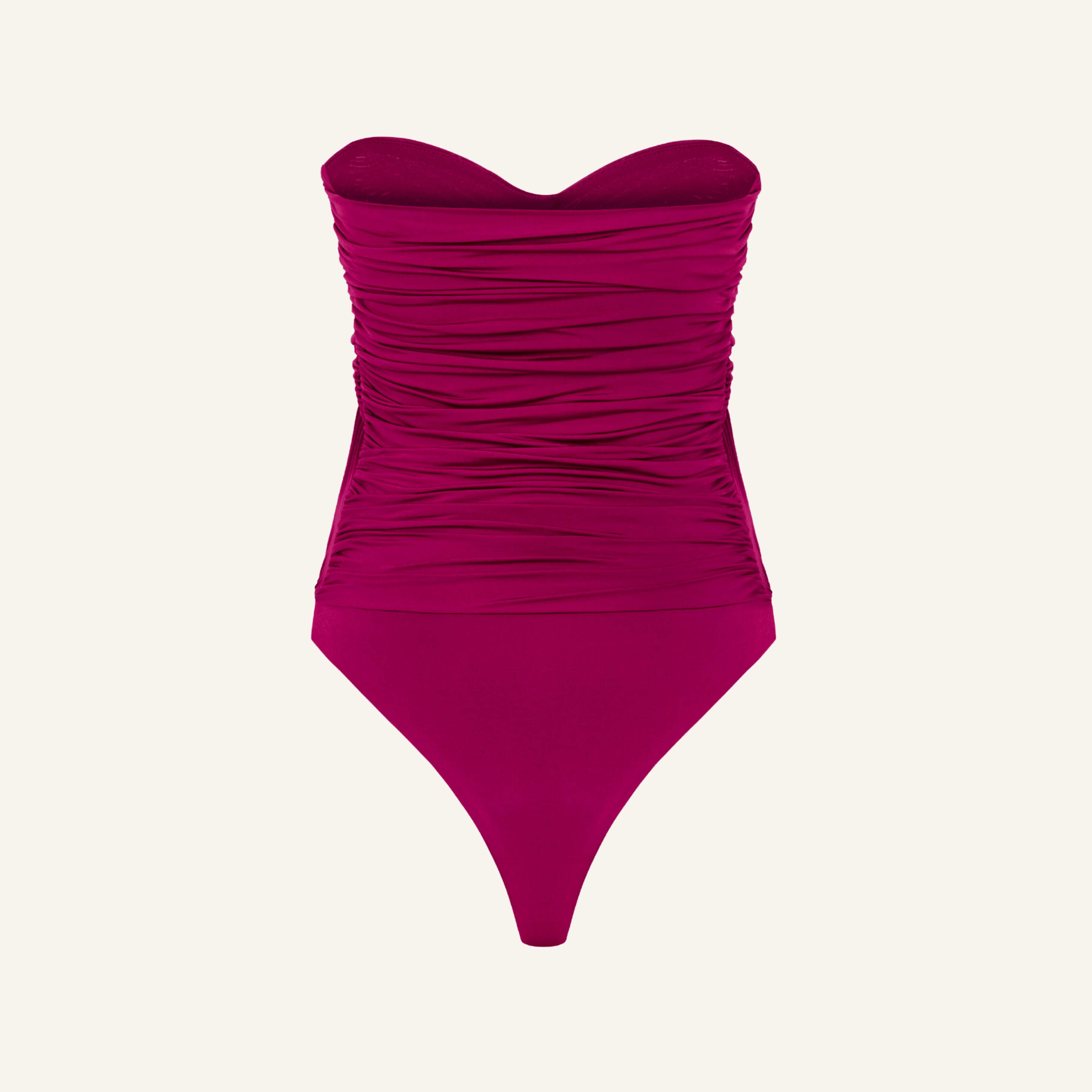 JEMMA FUCHSIA BUSTIER BODYSUIT