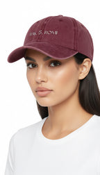 MADISON %100 PAMUK ESKİTME BORDO ŞAPKA