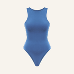FAYE BLUE HALF-LIFT BODYSUIT