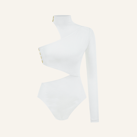 AMBRA WHITE BODYSUIT