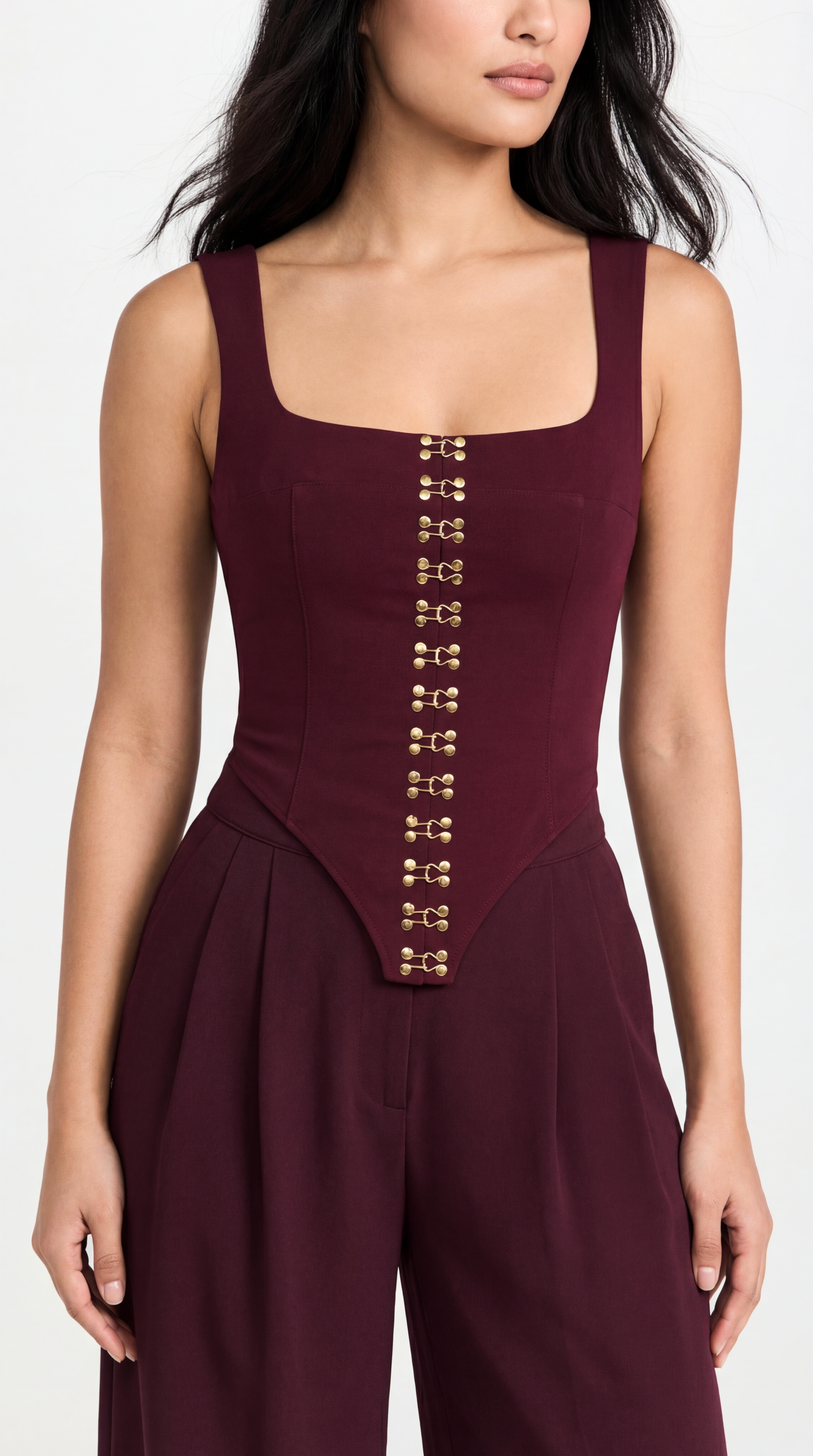 CHER BORDO GENİŞ PAÇA PALAZZO PANTOLON