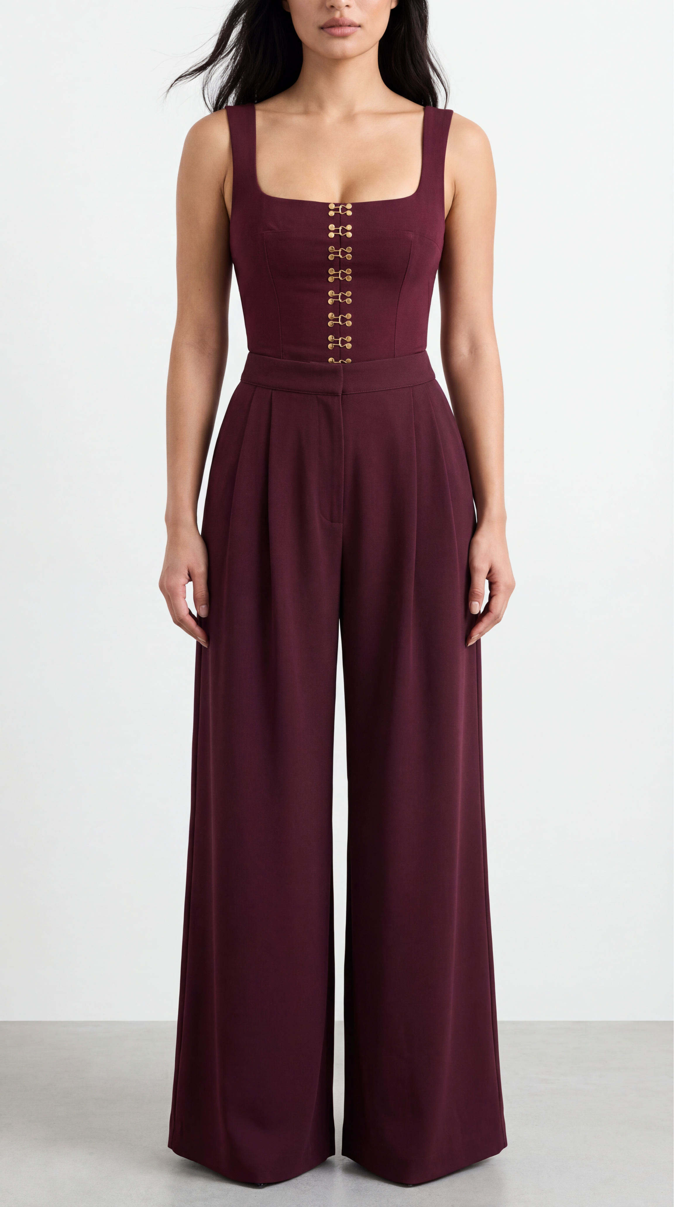 CHER BORDO GENİŞ PAÇA PALAZZO PANTOLON