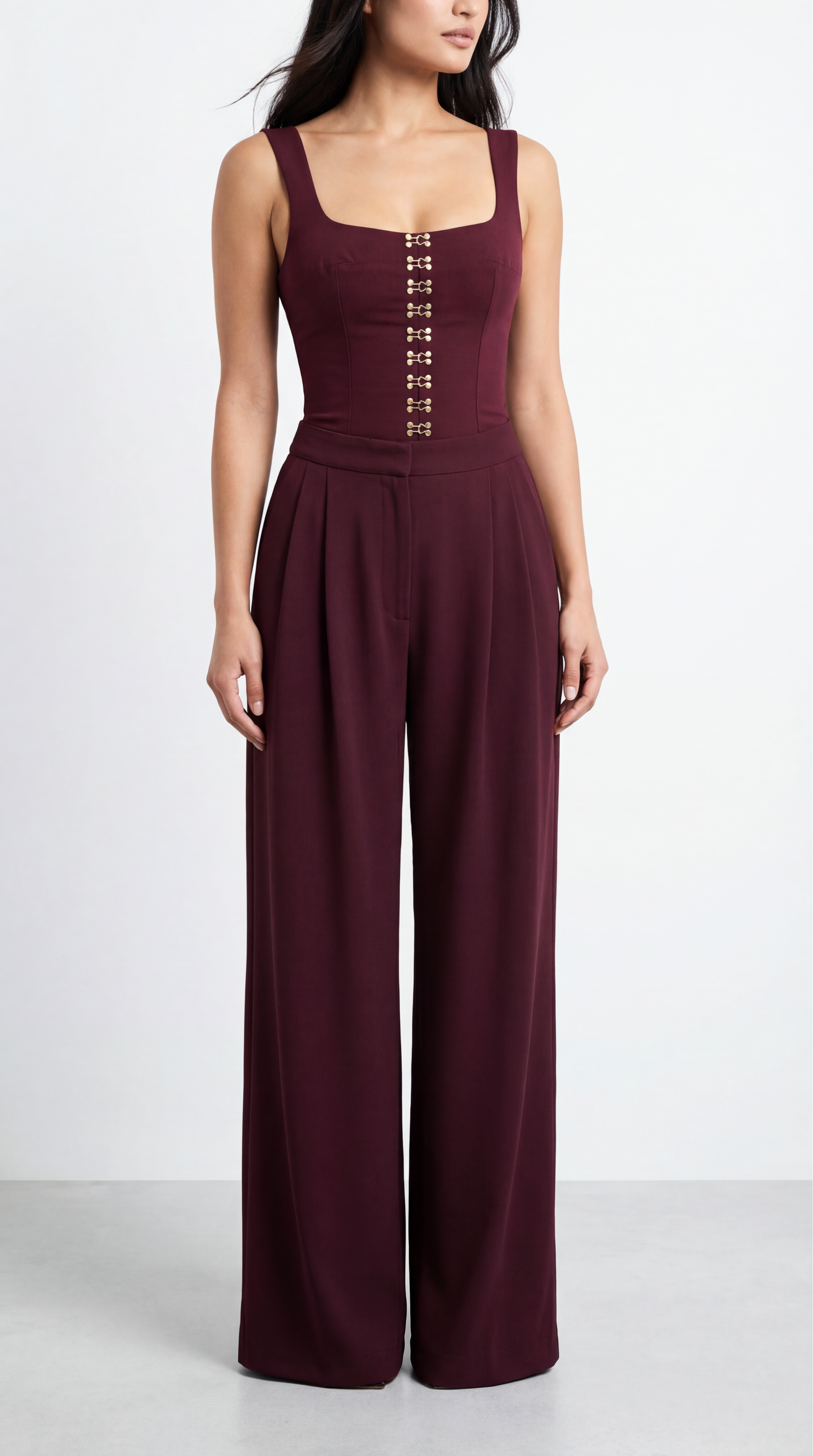 CHER BORDO GENİŞ PAÇA PALAZZO PANTOLON