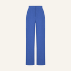 MARINE ORGANIC LINEN PURPLE TROUSERS