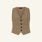 CRUZ ORGANİK KETEN YELEK