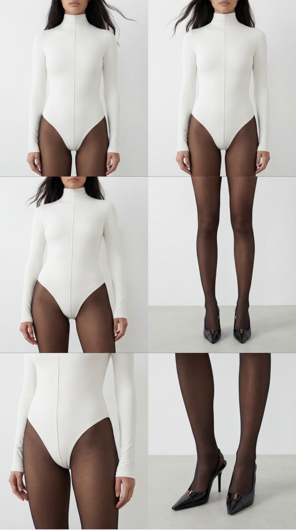 NENSI BOĞAZLI EKRU BODYSUIT