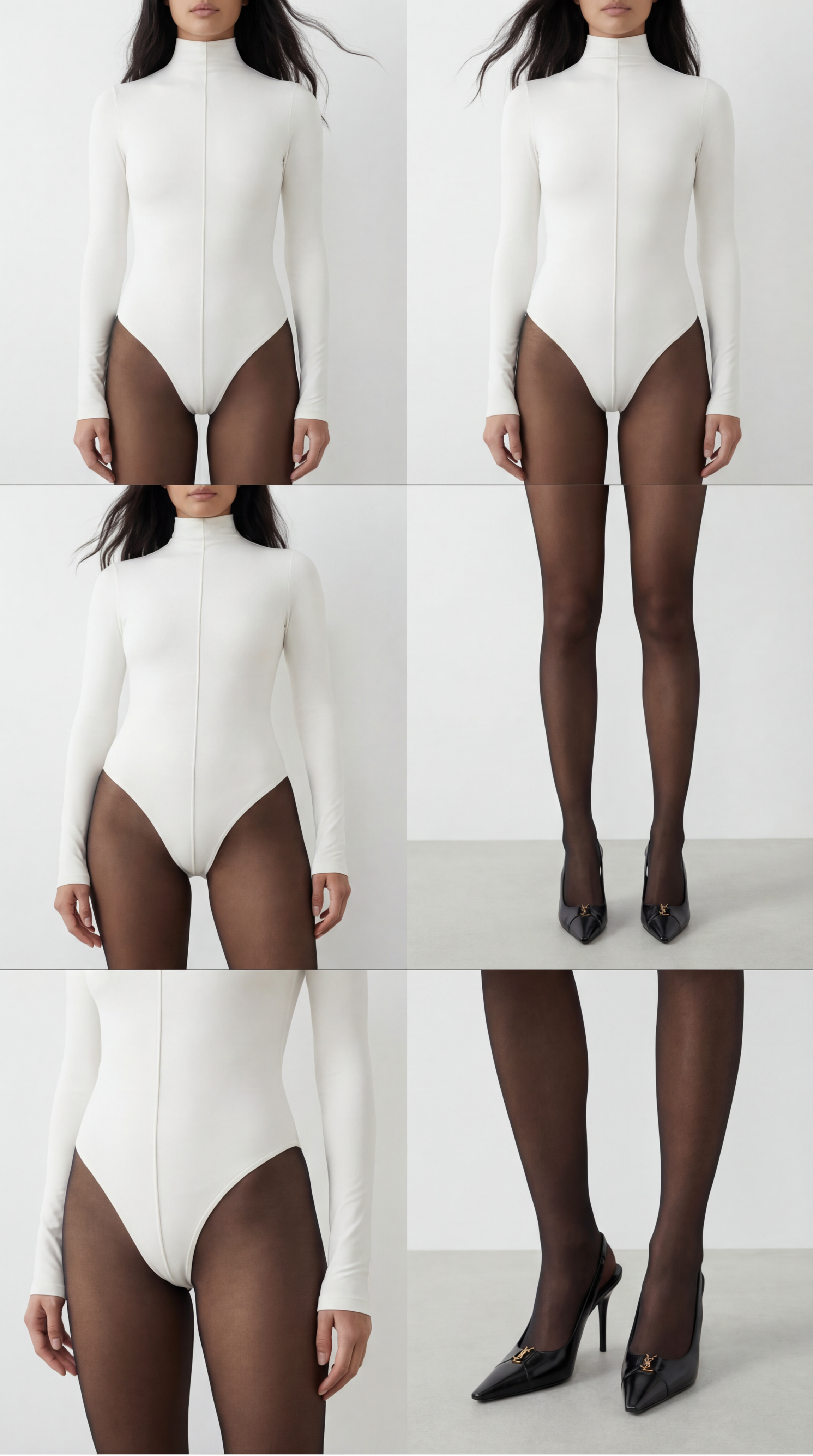 NENSI BOĞAZLI EKRU BODYSUIT