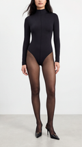 NENSI BOĞAZLI SİYAH BODYSUIT