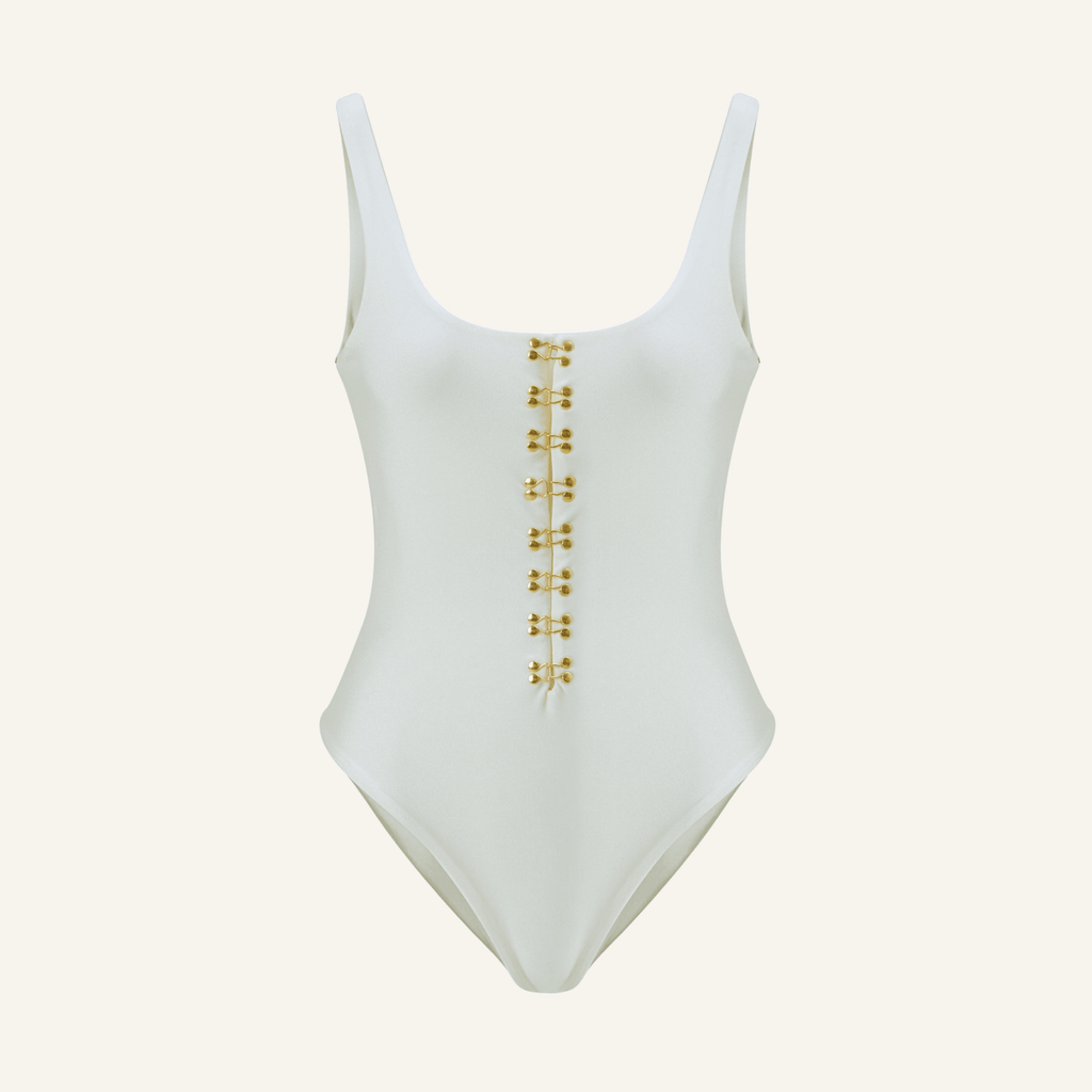 UMA SLEEVELESS WHITE BODYSUIT