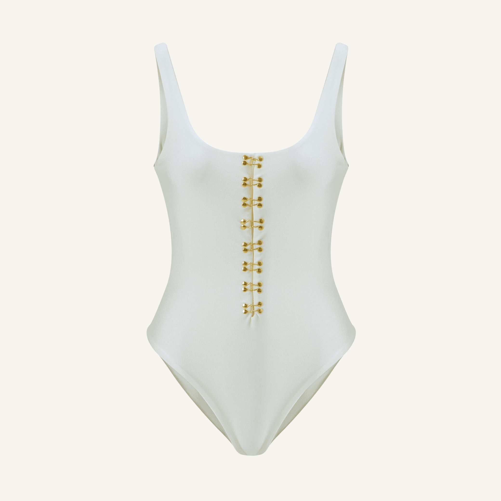 UMA SLEEVELESS WHITE BODYSUIT
