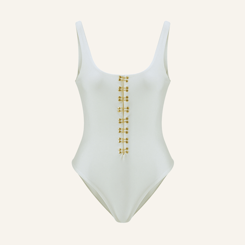 UMA KOLSUZ BEYAZ BODYSUIT
