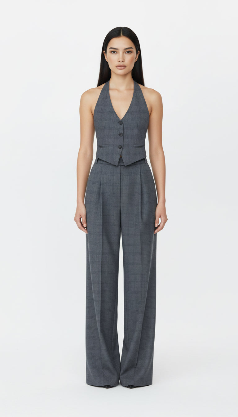 HADDY SILK WOOL VEST